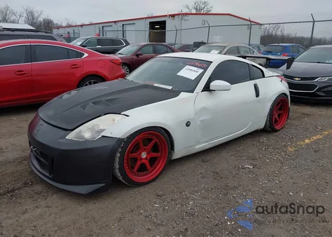 2006 Nissan 350Z Touring из США, поврежденный, VIN JN1AZ34E76M351512